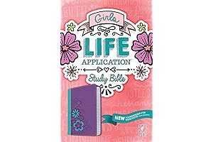 Tyndale NLT Girls Life Application Study Bible, TuTone (LeatherLike, Purple/Teal)