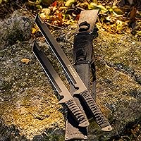 Vista 2 de BladesUSA HK-1067 Espada Ninja 26 pulgadas y 18 pulgadas total, negro