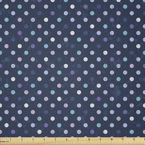 Miniatura 120 de Tela de panda Lunarable de The Yard, diseño de oso asiático con dibujos animados comiendo hojas y ramas, animal silvestre, tela decorativa para