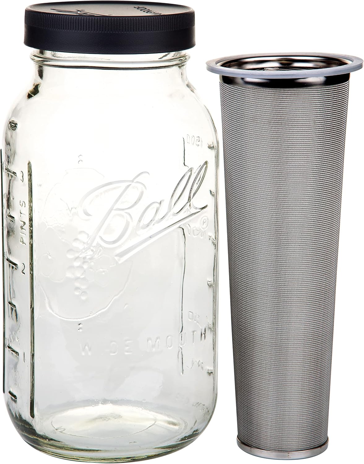 Mason Jars 64 oz Cold Brew Mason Jar 