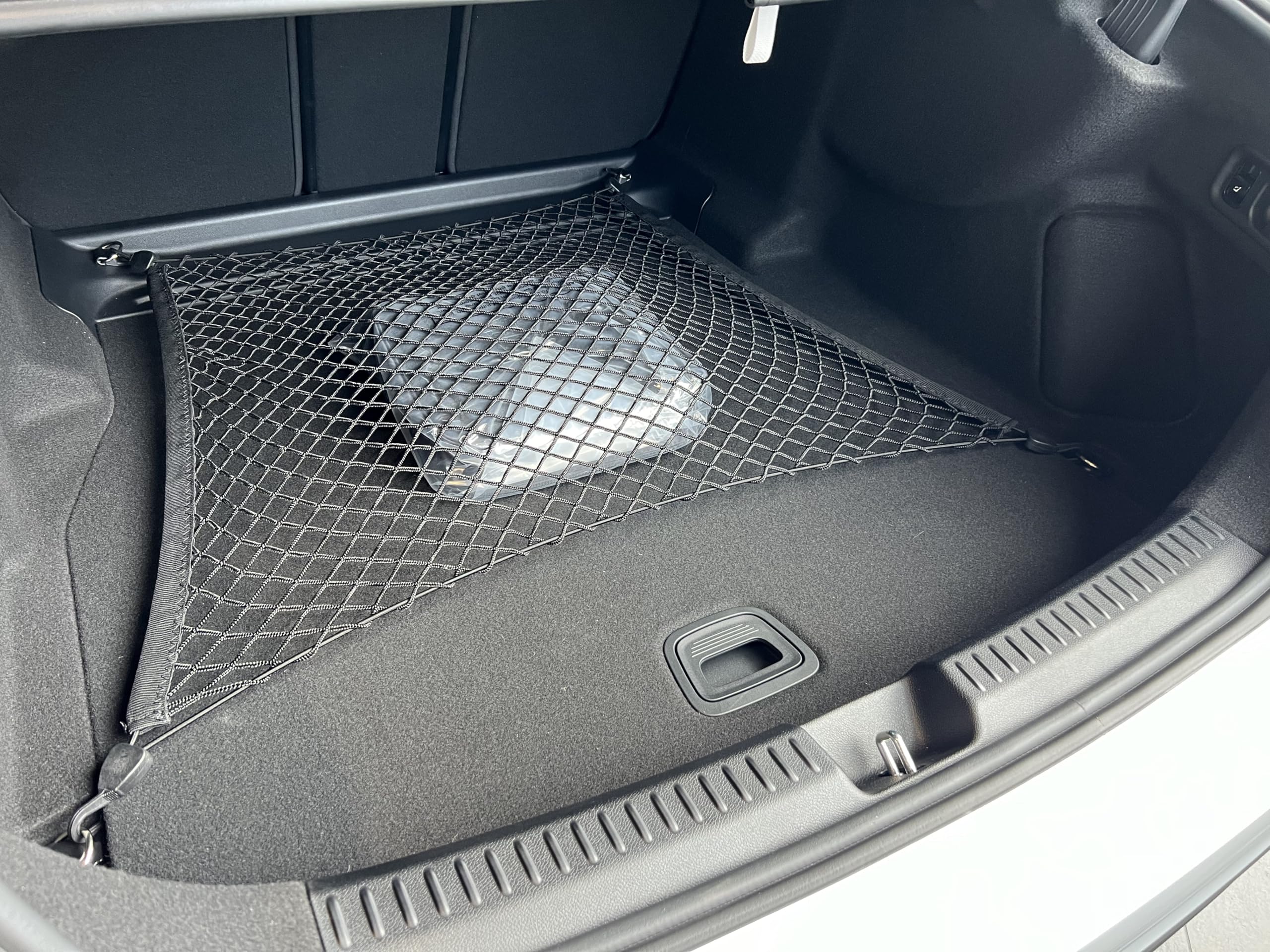Amazon.com: Floor Style Trunk Mesh Cargo Net Black for Mercedes 
