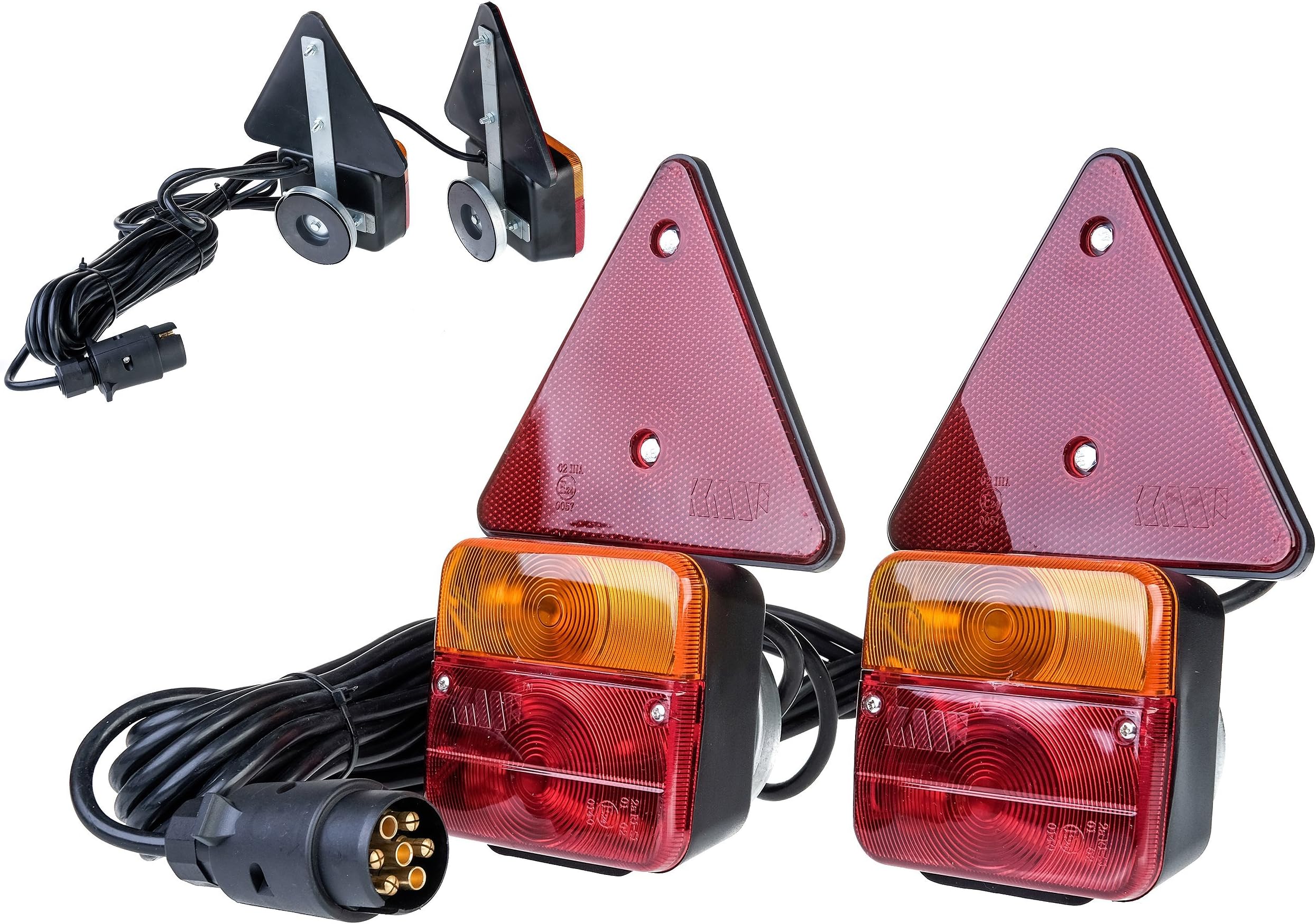 The Drive 12V Trailer Rear Lights Set with Magnets and Rear Reflector Ready to Install