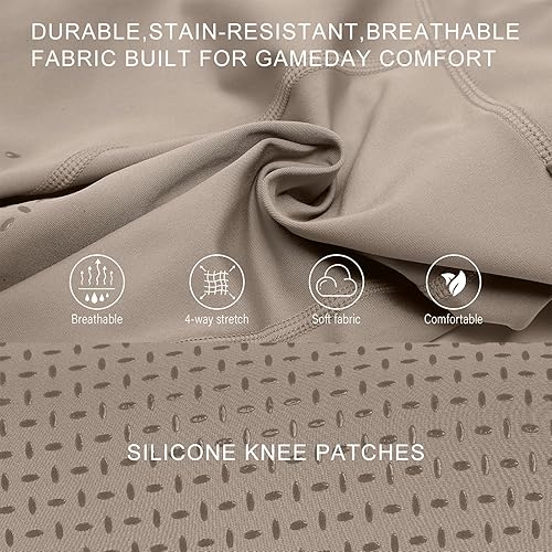 Miniatura 5 de Mallas de equitación para mujer, con bolsillos, pantalones de entrenamiento para mujer con agarre de silicona