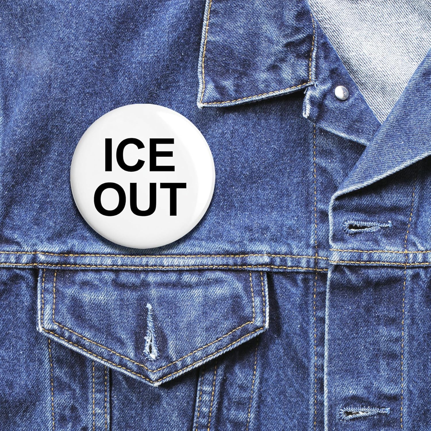 4 Pack ICE Out Pins, Personalized Button Pin Anti ice Buttons for Men Women Brooch Decor - Image 5