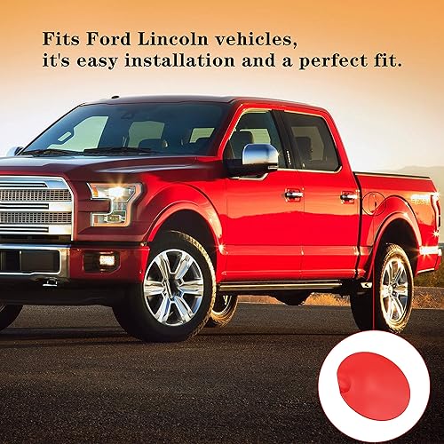 Miniatura 2 de Reemplace 9L3Z-99405A26-AA Puerta del tanque de combustible, reemplazo de puerta de combustible para Ford F-150 2009-2015, puerta lateral del tanque