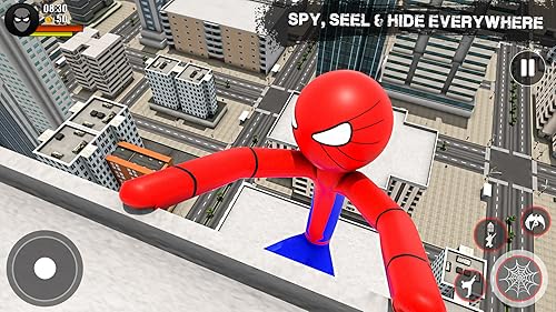 Stickman Rope Hero-Spider Game, Stickman Fighting Games: Spider Hero Game, Stickman Spider Hero Supe