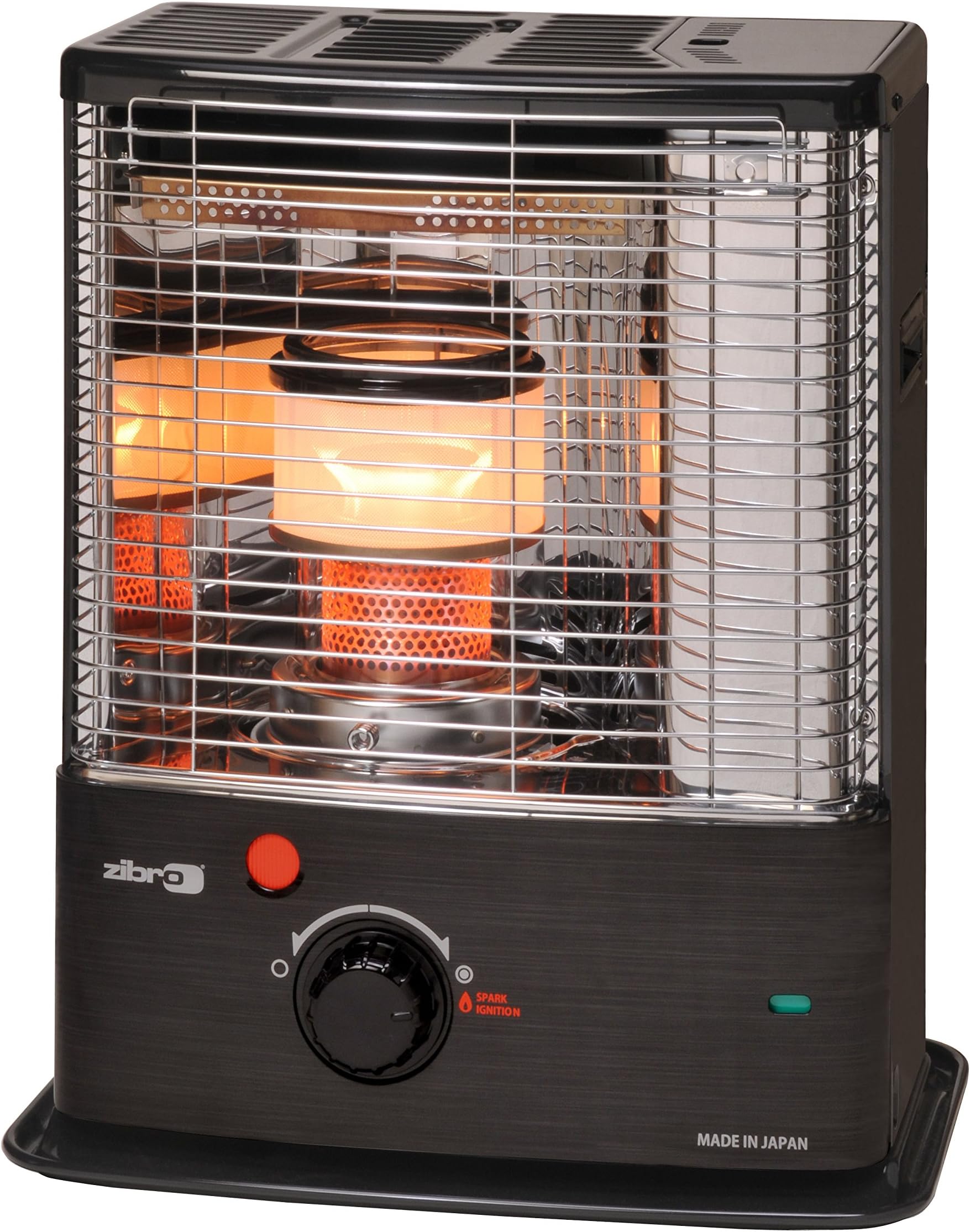 ZIBRO RC-270 Gas Heater, Black, RC-270