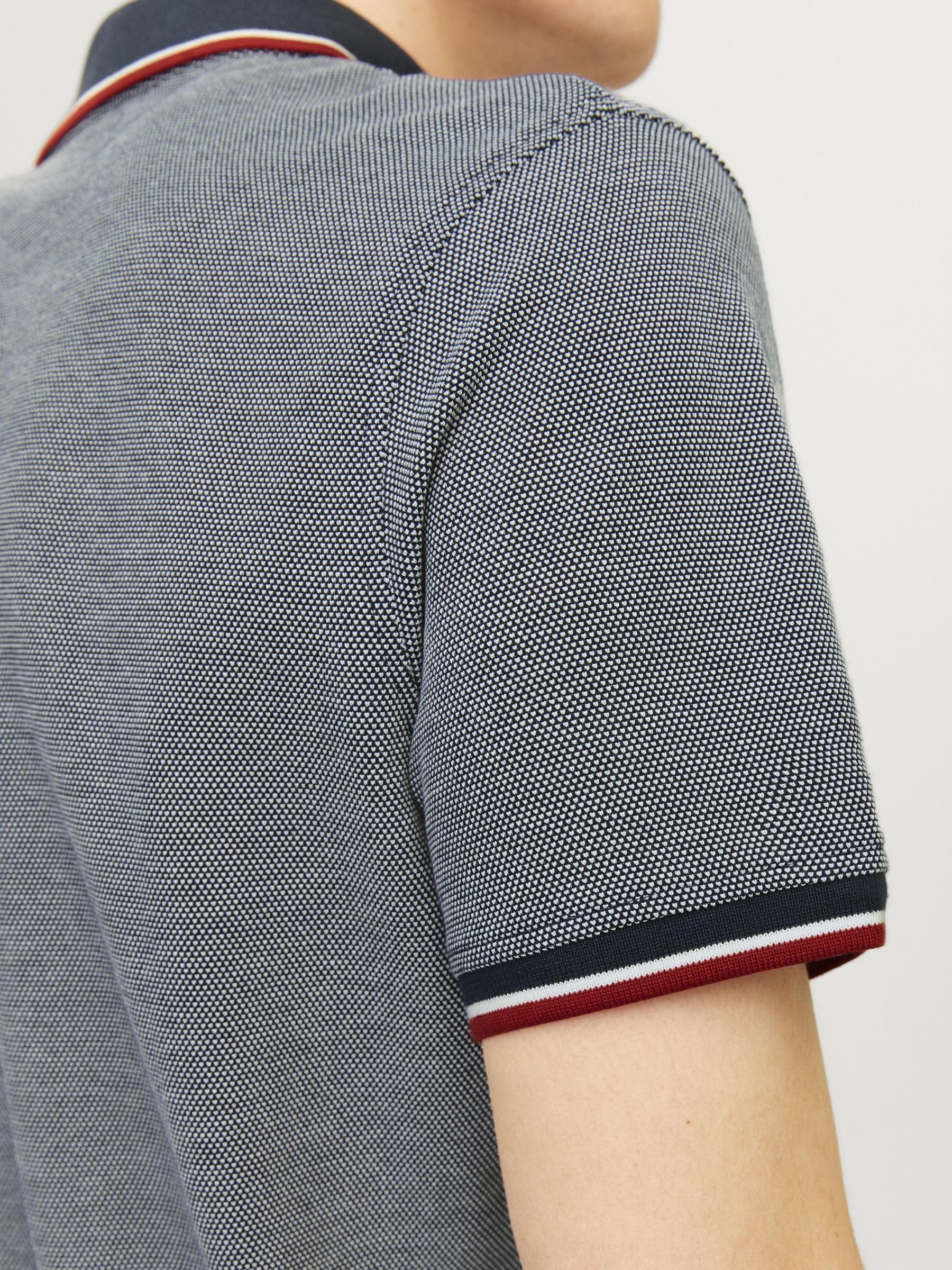 JACK & JONES Premium Polo Plain Shirt Collar Polo