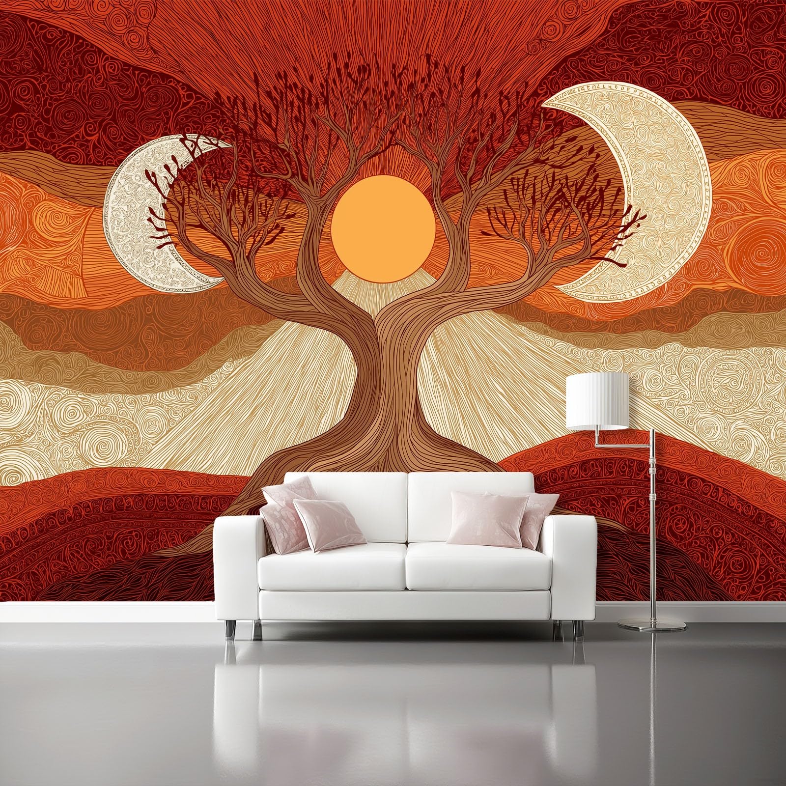 Décoration XXL Murale Salon et Bureau avec ce Papier Peint Panoramique Vintage