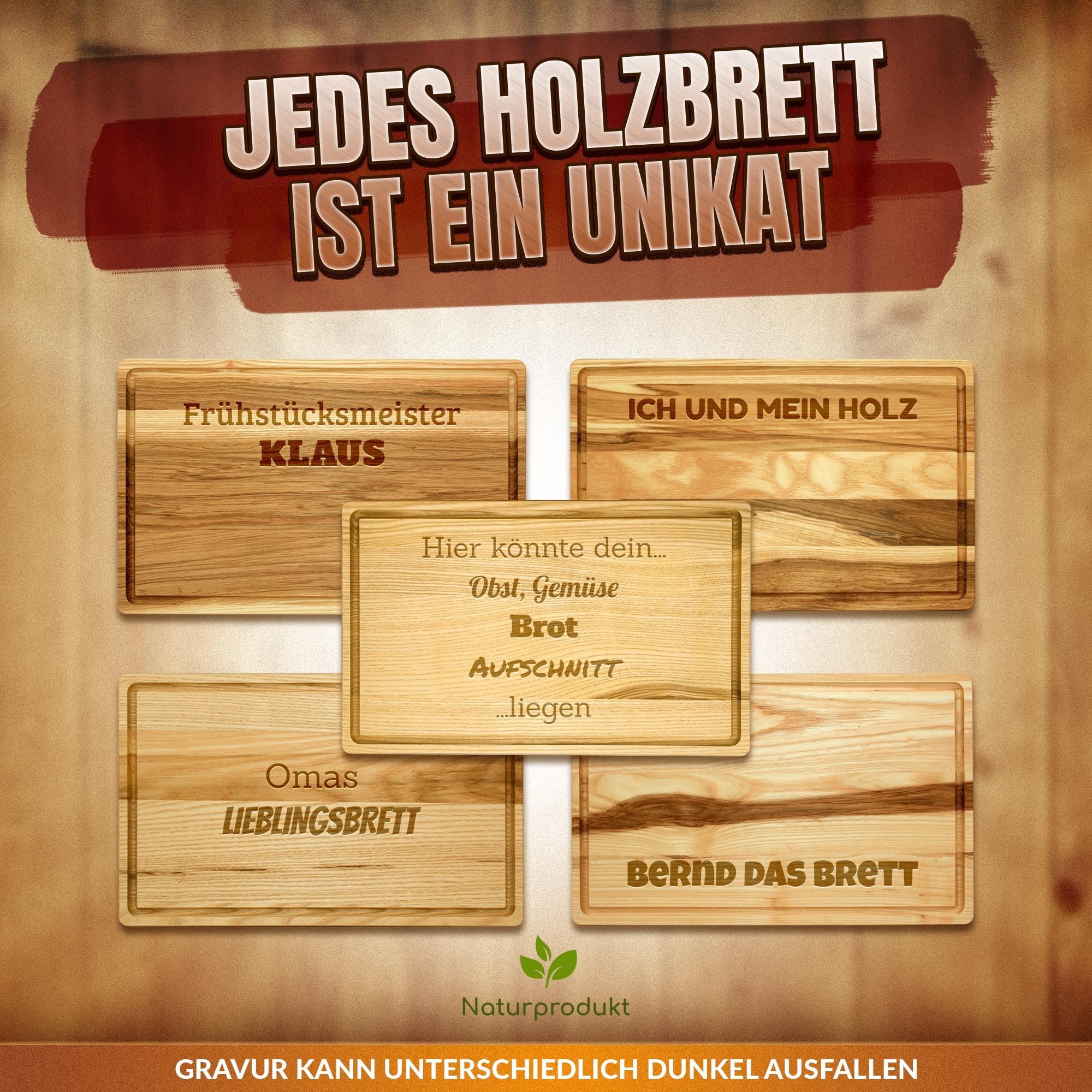 PR Print Royal Großes Holzbrett mit Gravur - Geheimrezept einer besonderen Mama - mit Name - Personalisiertes Geschenk zum Geburtstag, Muttertag - Schneidebrett Eschenholz, 40 x 25 x 2 cm