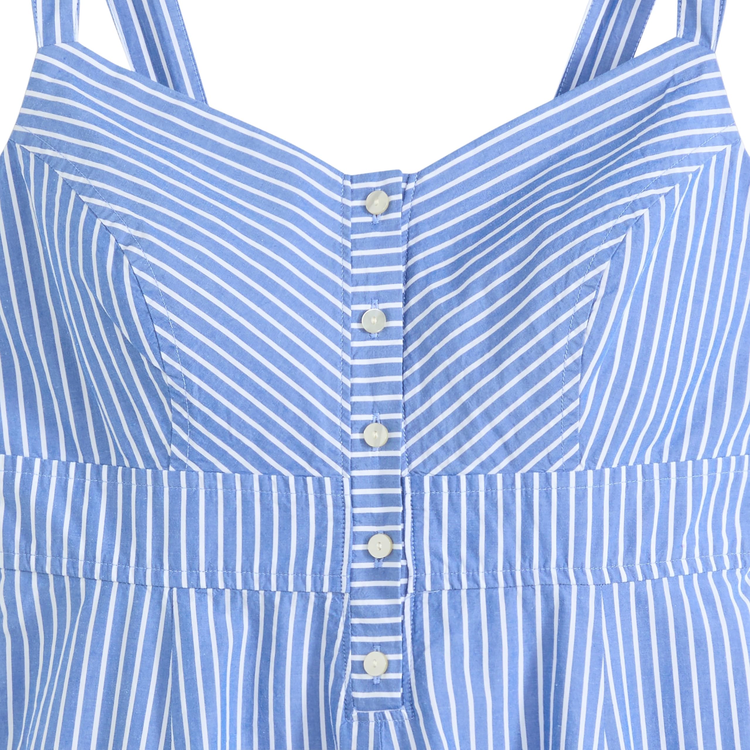 Levi's Donna Abito Midi Ravina con Chiusura con Bottoni, Linea a Trapezio
