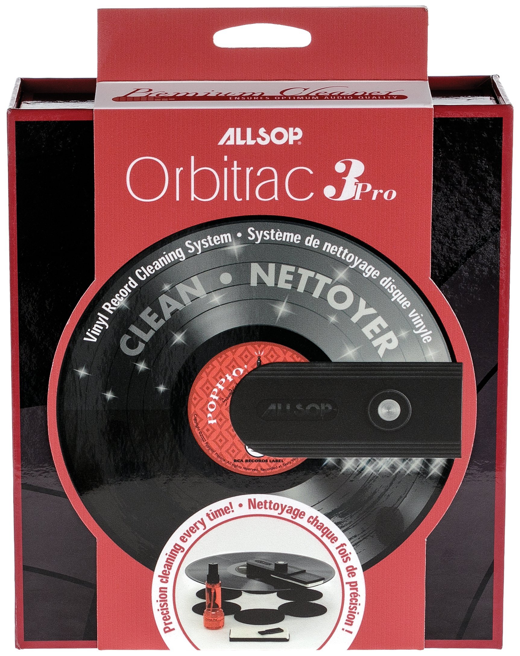 Allsop Orbitrac 3 Pro Kit de limpieza para equipos Vinilos 59 ml - Kit de limpieza para ordenador (Kit de limpieza para equipos, Vinilos, 59 ml, 7 pieza(s), Caja)