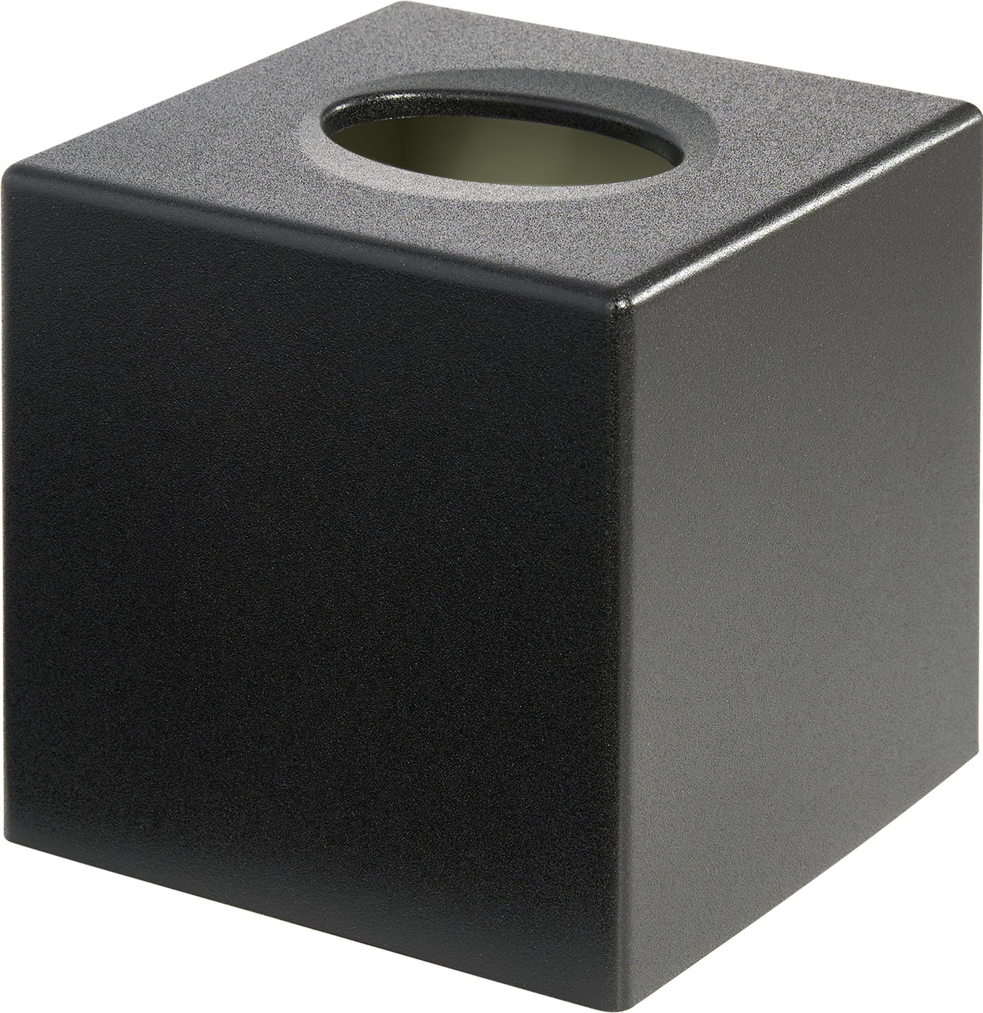 Corby Cube Tissue Box Cover (Devon / TBC0001) in Black