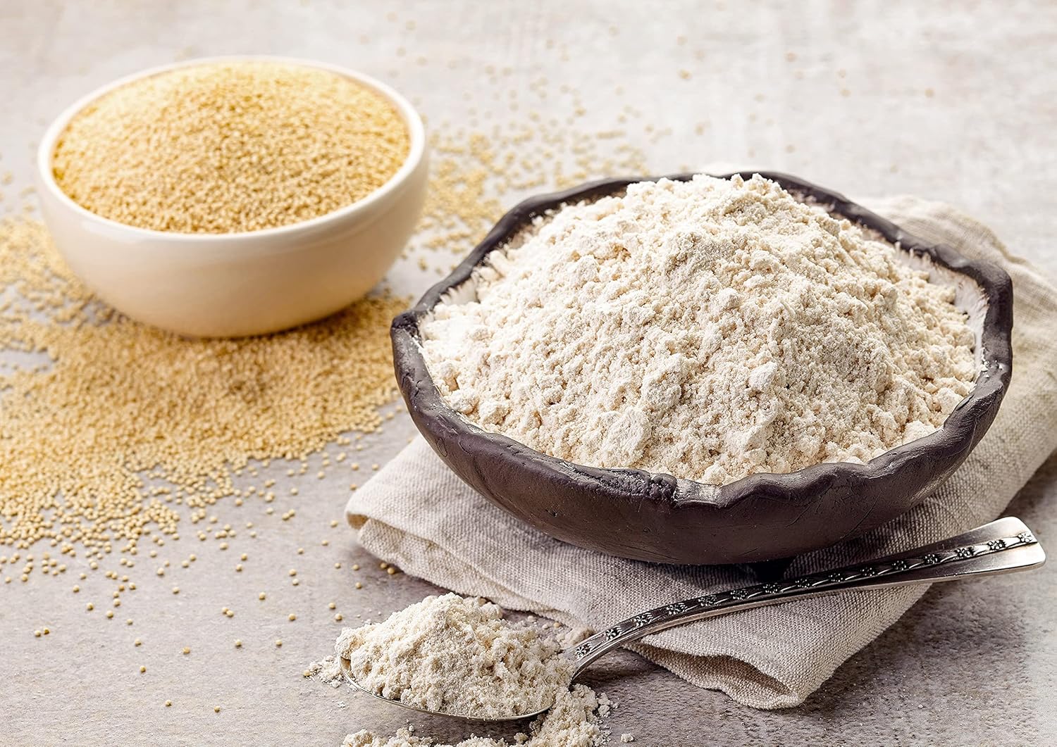 Food to Live Gluten Free Organic Amaranth Flour, 4 Pounds – Non-GMO Whole Grain Flour, Vegan Fine Meal, Bulk Powder. High in Fiber, Protein. Great for Cooking, Baking, and as Thickener