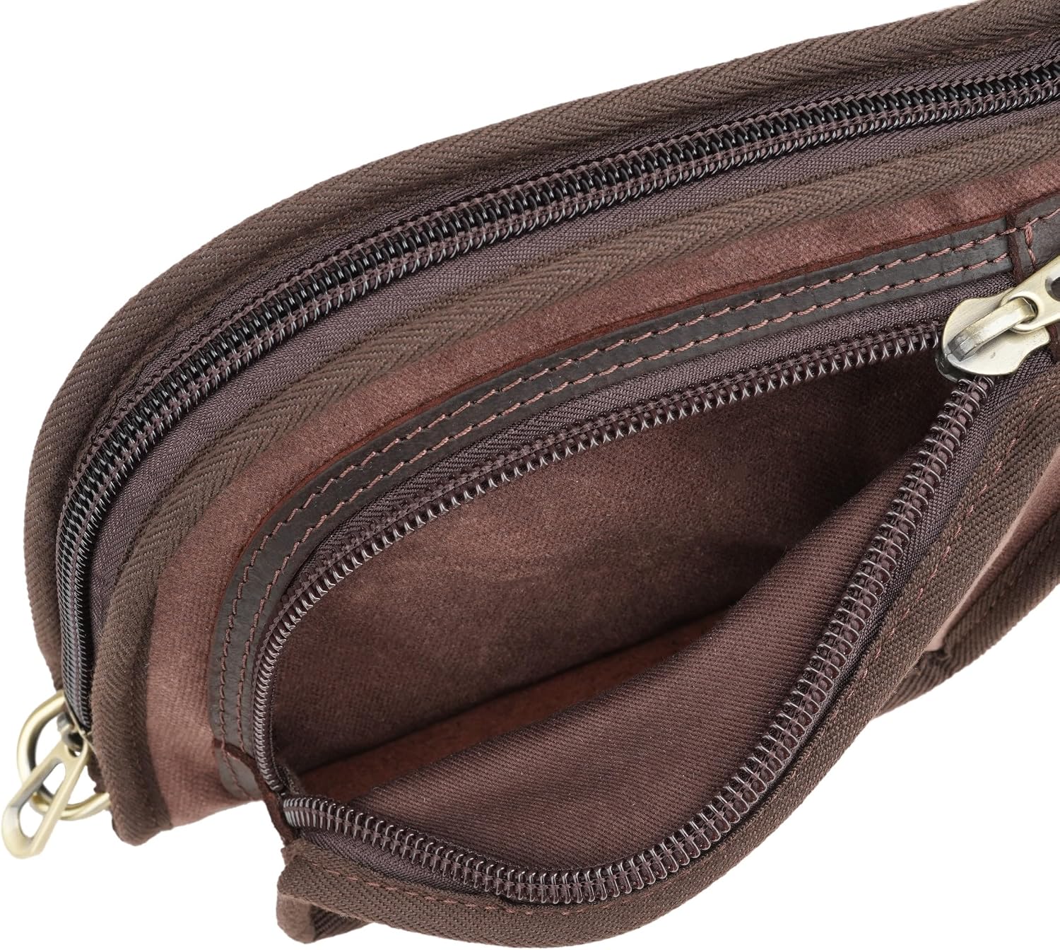 WAYNE'S DOG 52" 38" Soft Gun Case for Rifle & Shotgun, Canvas Leather Rifle Storage Bag with Lambs Wool Fully Protective