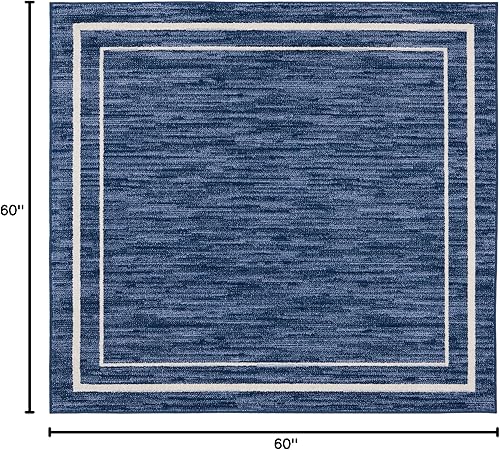 Vista 276 de Nourison Home Essentials - Alfombra contemporánea de 5 x 7 pies, color marfil/negro