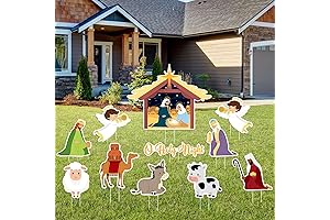 Marsui Nativity Scene Sign: A Majestic Welcome to the Christmas Spirit