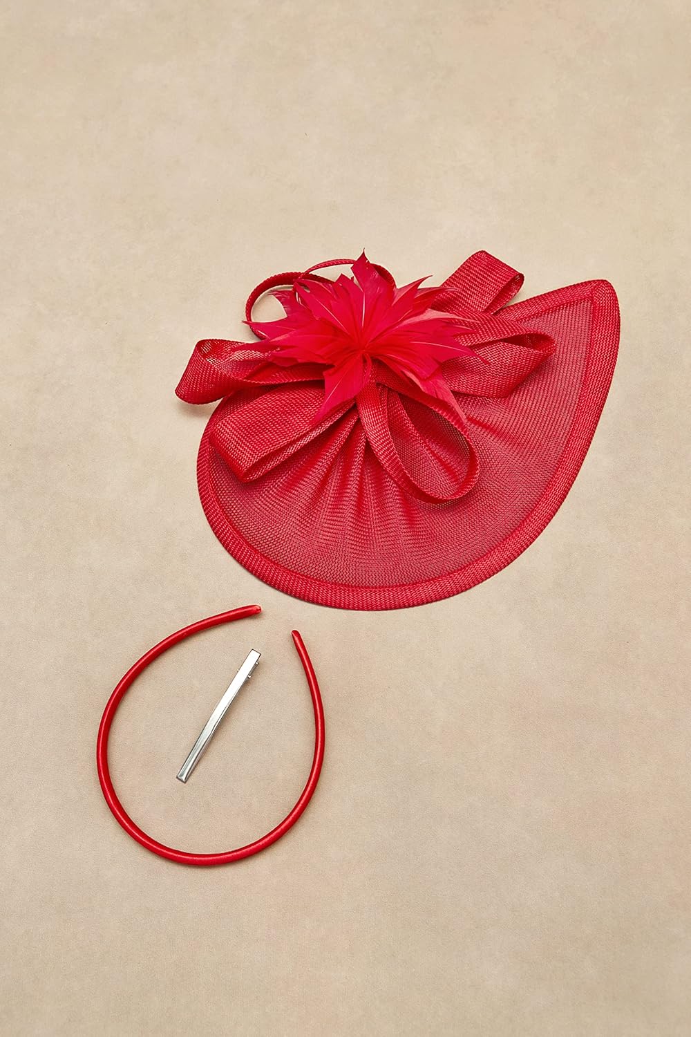 BABEYOND Tea Party Fascinator Hat for Women Kentucky Headwear Derby Pillbox Church Hat for Cocktail Wedding - Image 3