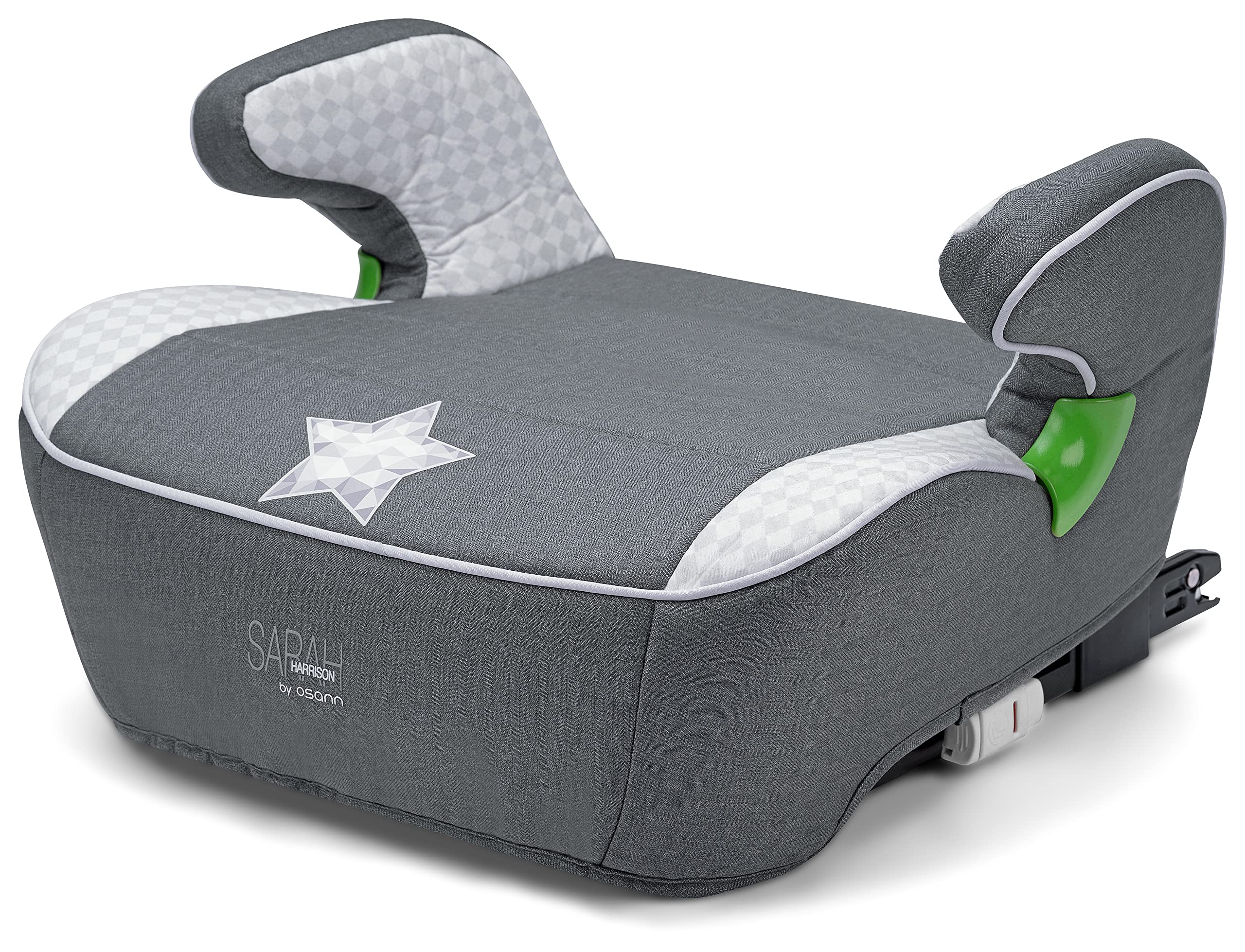 Osann Junior Isofix, Sitzerhöhung Auto Kinder, Kindersitzerhöhung mit Isofix 126-150cm (ca. 15-36 kg), Sitzschale i-Size - Sarah Harrison Star