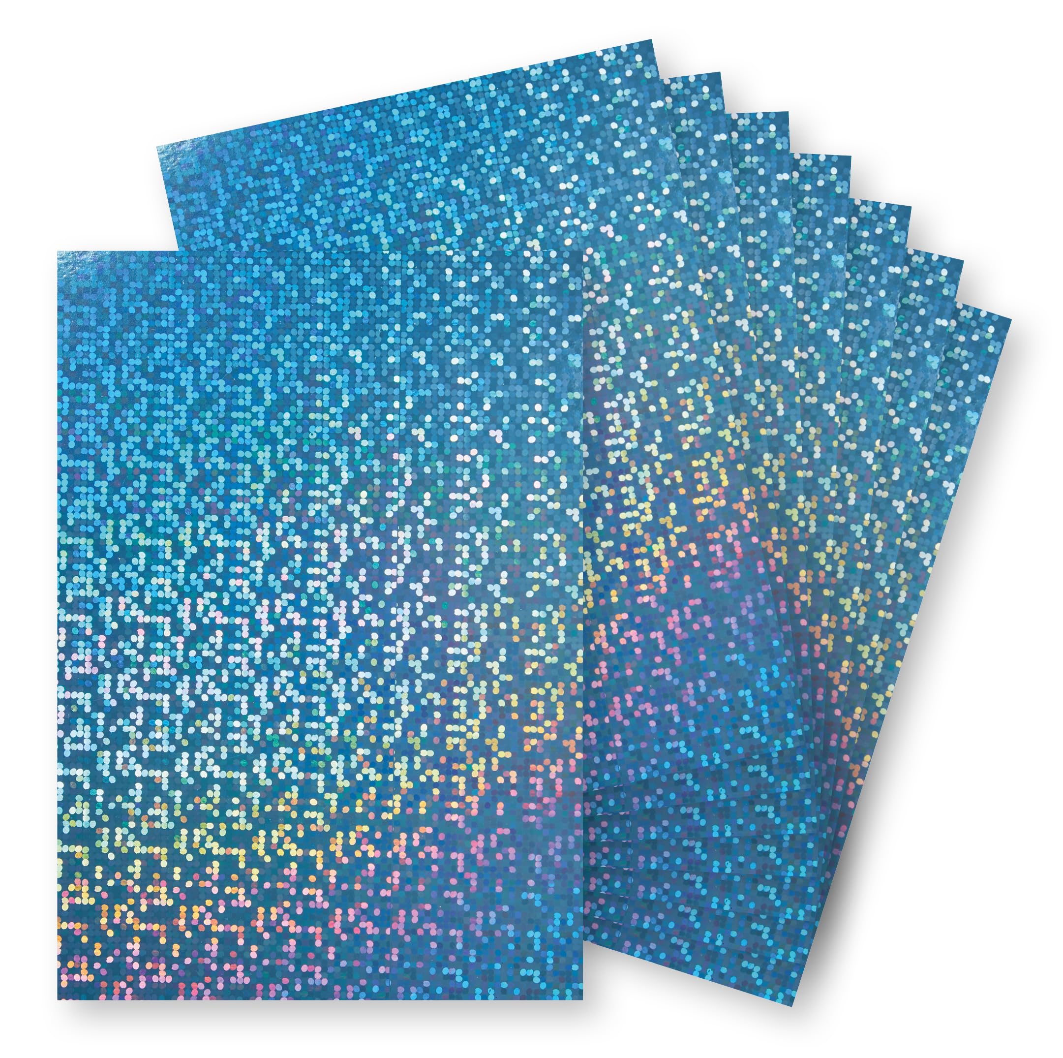 Springboard A4 Holographic Card Sheets, 230gsm Cardstock for Card Making, Holographic Card Compatible w/Die-Cutting Machines