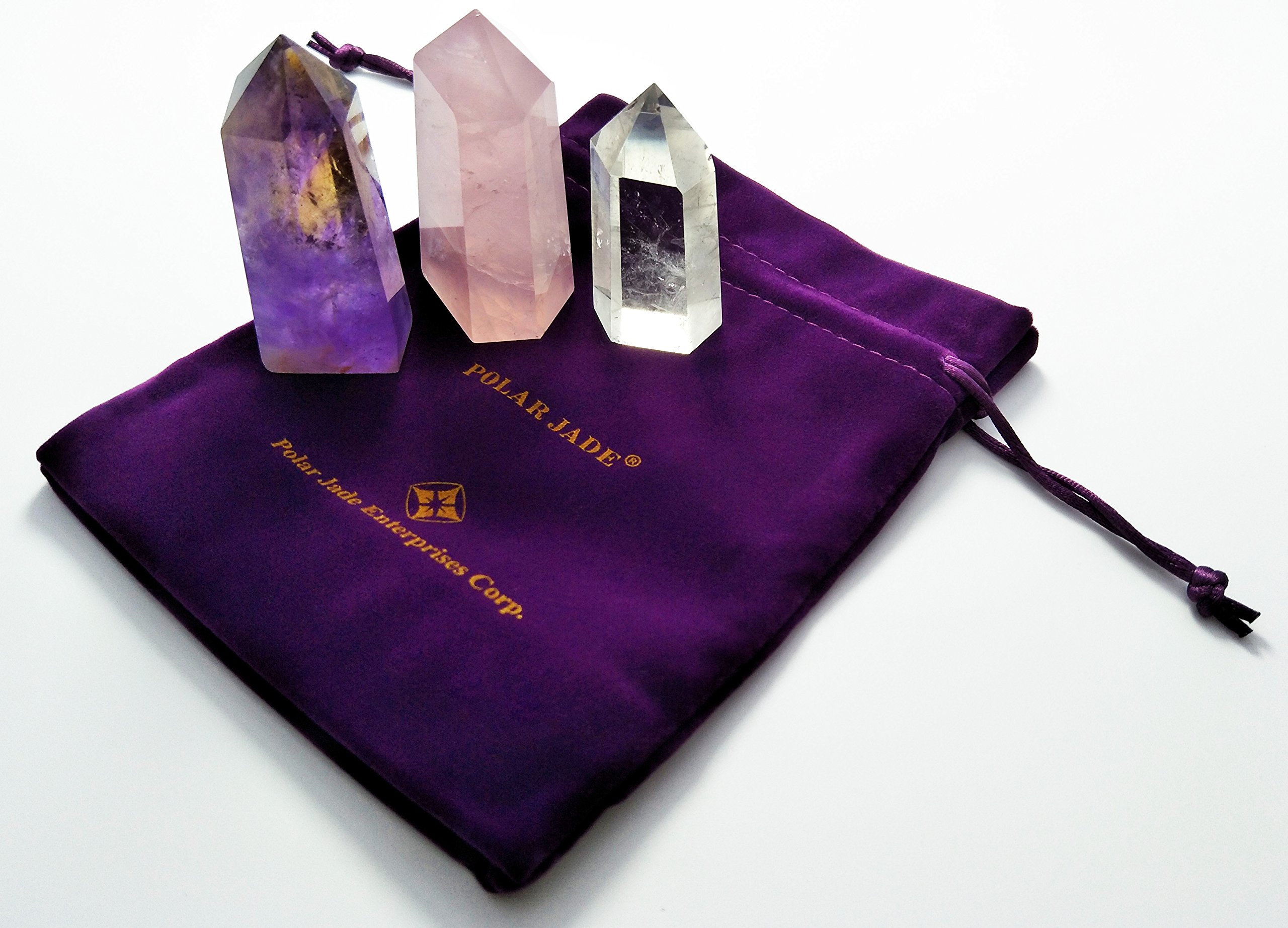 Barras de Cristal de curación, con Forma prismática, facetada y con Punta, para meditación, Terapia y Chakras, decoración