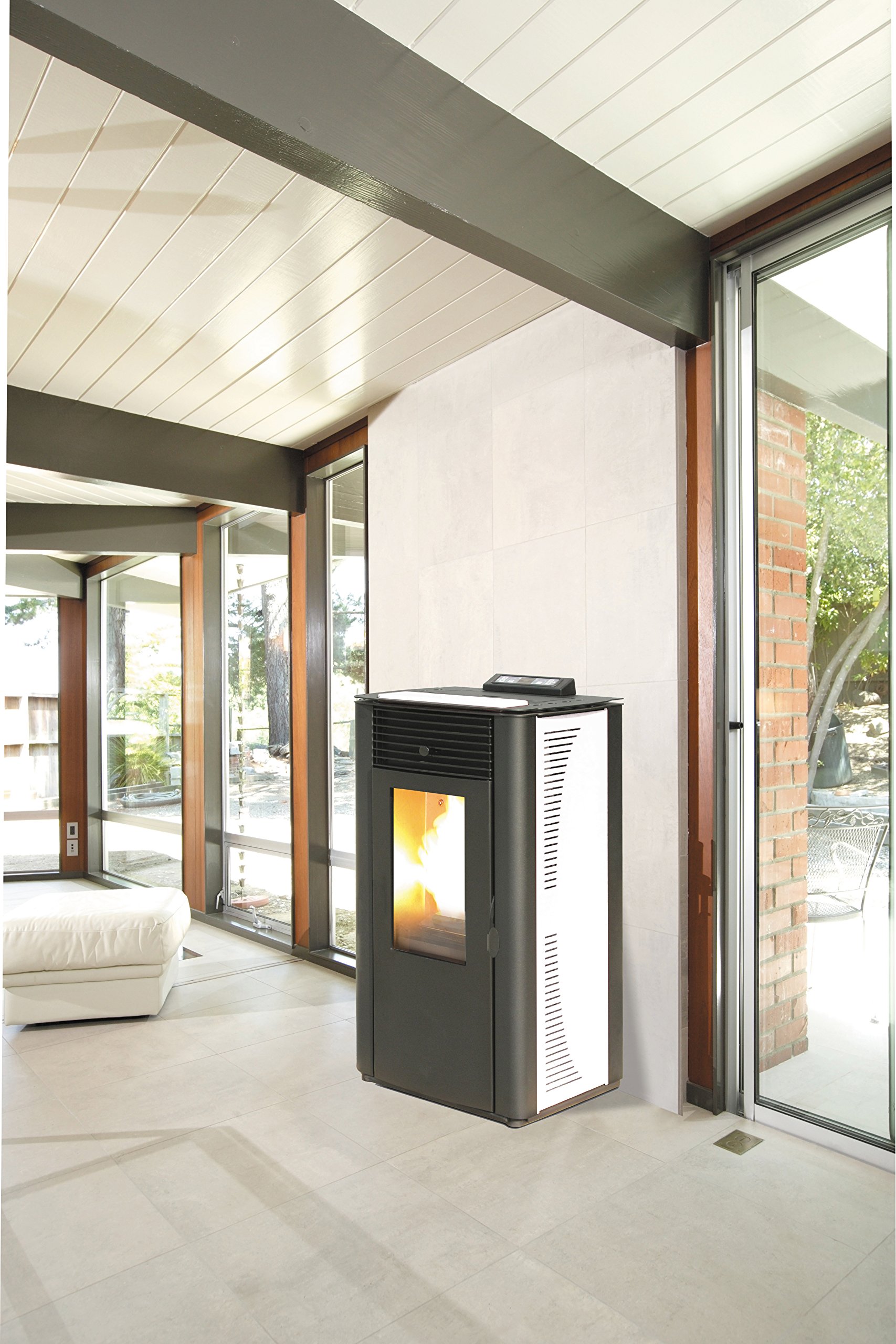 STUFA PELLET IDRO KW15 BIANCA