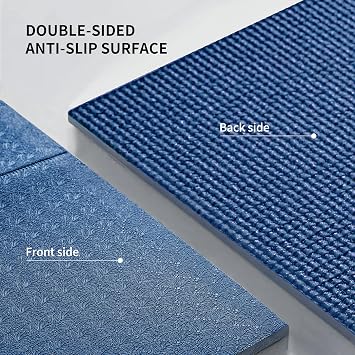 PROIRON Travel Yoga Mat Foldable 4mm/6mm, Folding Exercise Mat Non Slip TPE Yoga Matt for Women Gym Home, Pilates, Workout, Fitness, Stretching, Lightweight Small Portable Excercise Mat