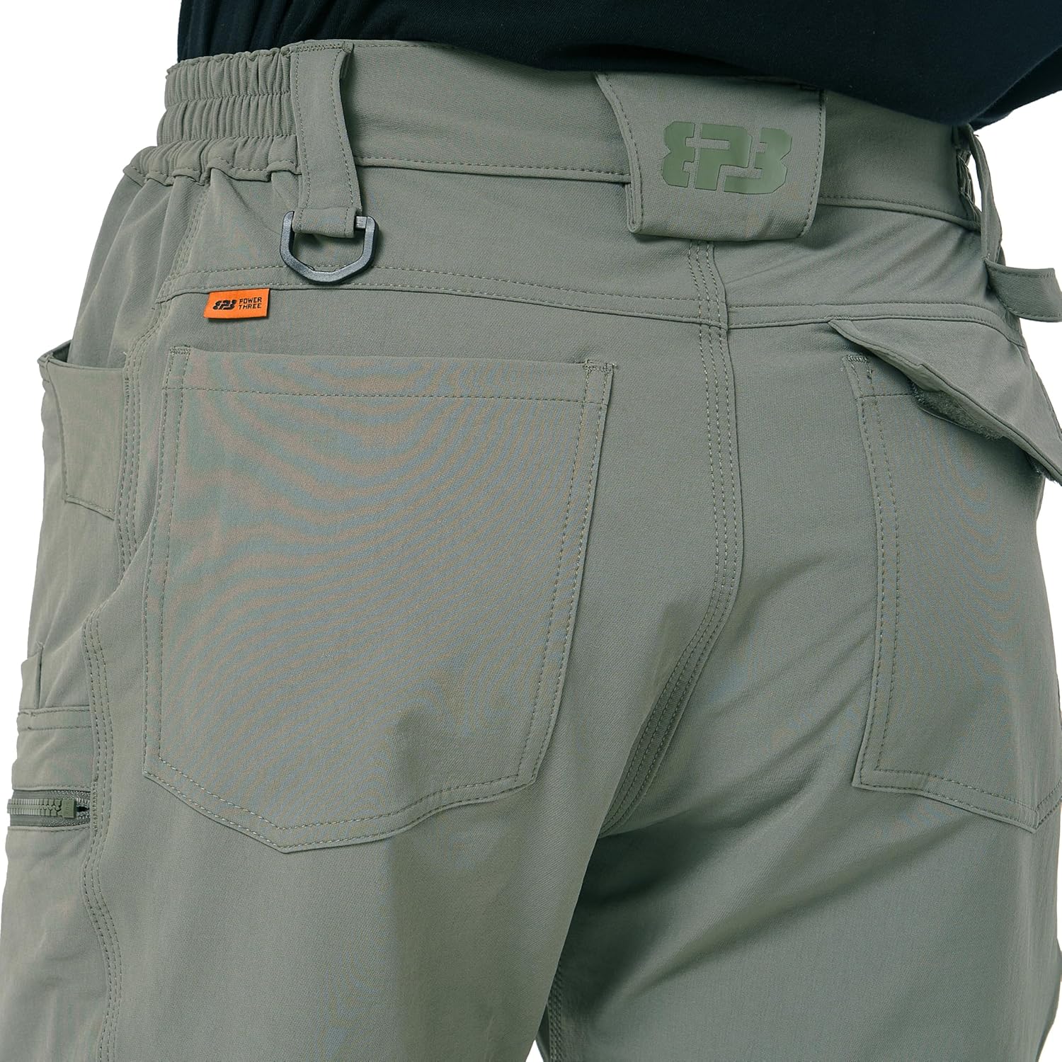 Men's 4 Way Stretch Outdoor Cargo Pants All Season with Multi Pocket Utility Work Pant