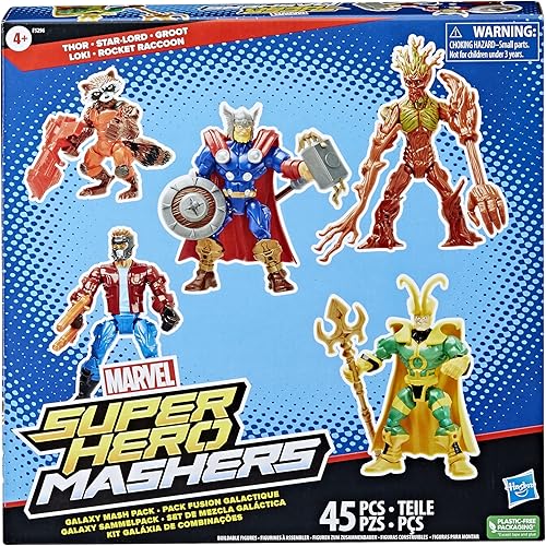 Miniatura 2 de Marvel Super Hero Mashers Thor y Guardianes de la Galaxia Pack