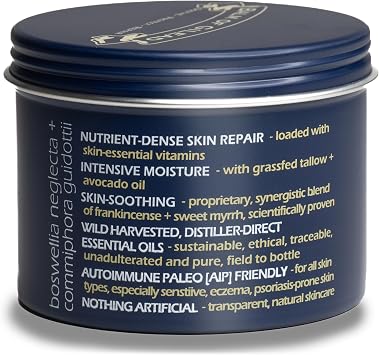 BALM OF GILEAD Foot Healing Cream Frankincense & Sweet Myrrh Moisturizer for Sensitive Skin - Relieving Foot Therapy & Diabetic Skin Healing - Deeply Nourishing & Synergistic Cream