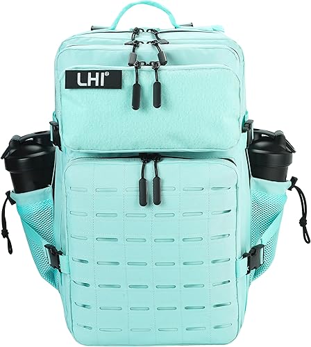 LHI Mochila militar táctica para hombres 25L45L grande Molle Army Assault Pack 3 Day senderismo mochila con soporte para botella