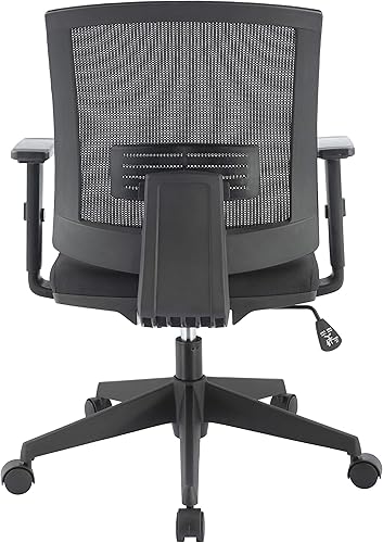 Miniatura 4 de Lorell Soho - Silla de trabajo con respaldo medio, color negro