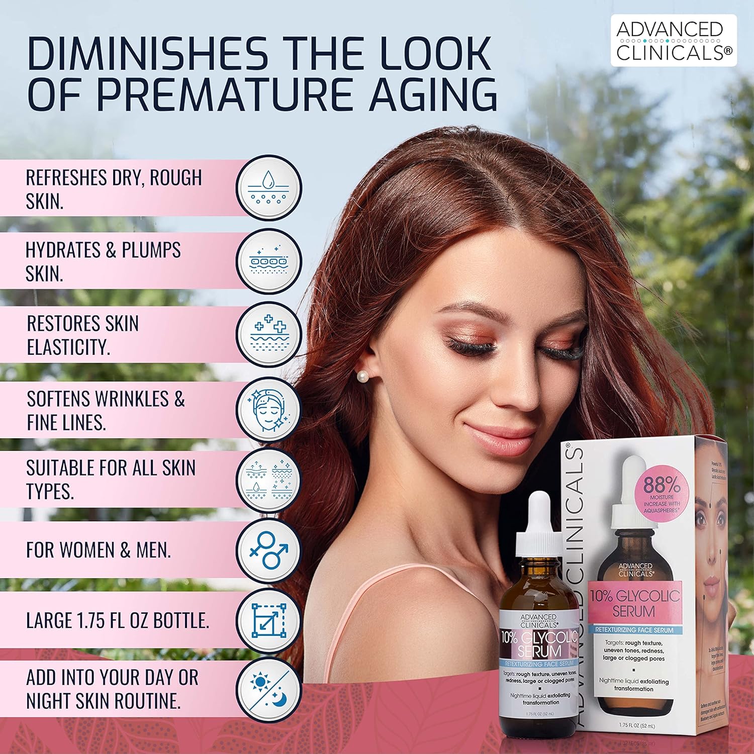 Buy Advanced Clinicals 10 Glycolic Acid Peel Serum + Salicylic Acid