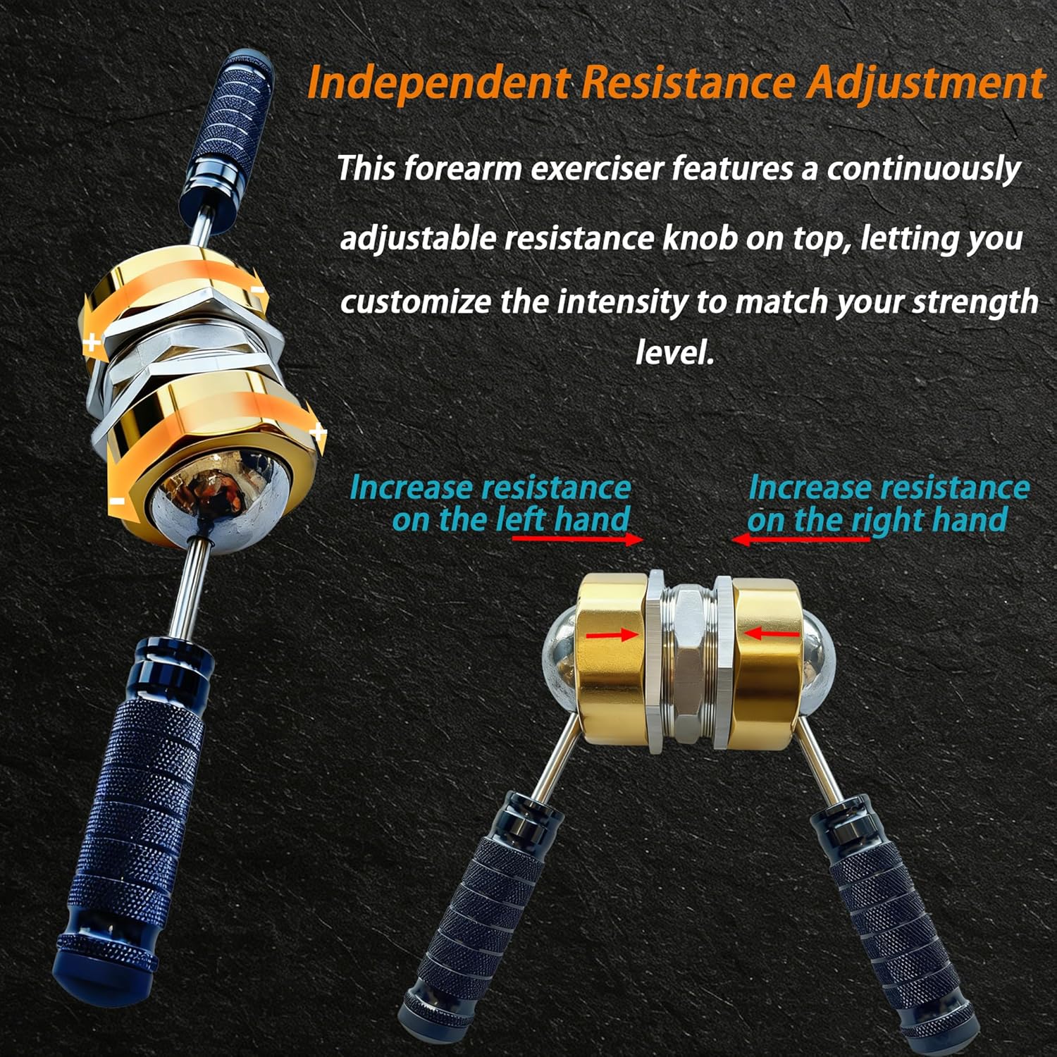 3D Forearm Exerciser,Adjustable Resistance Arm Exerciser, Precisely Targets Hand Grip Strength,Forearm, Wrists and Shoulder Muscles, Portable Home Forearm Workout 1