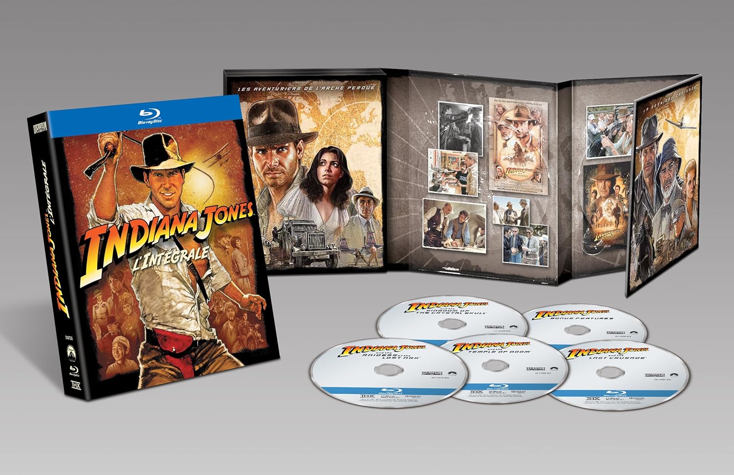 Indiana Jones The Complete Adventures Steelbook (Region Free)