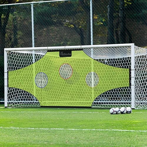 Miniatura 5 de Vallerta Skill-Shot - Red profesional de tiro de fútbol y rebote para práctica de tiro de fútbol. 7 zonas, puntuación de golpe fluorescente de