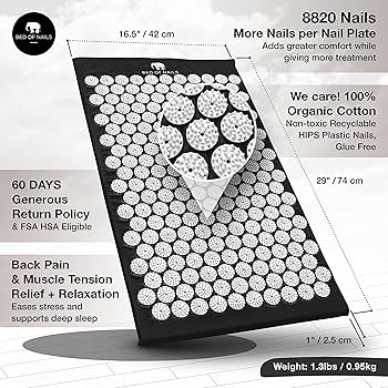 BED OF NAILS Original Acupressure Mat — Premium Acupuncture Mat