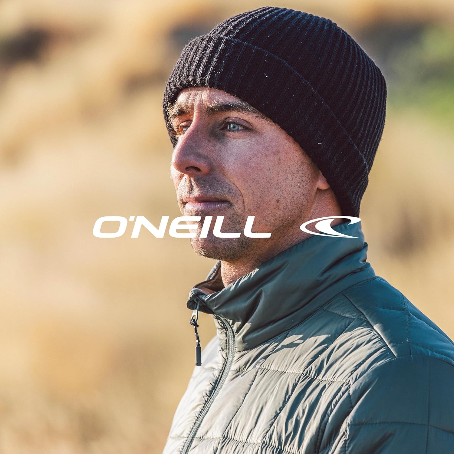 O'NEILL Men's Folded Cuff Beanie Hat - Comfortable and Casual Winter Knit Hats for Men for Cold Weather