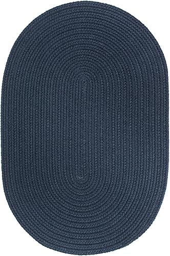 Miniatura 41 de Tapete de interior/exterior, diseño texturado trenzado, tapete reversible, Sintético, Marrón Marrón,Negro -,Azul (Hydrangea Blue),Azul