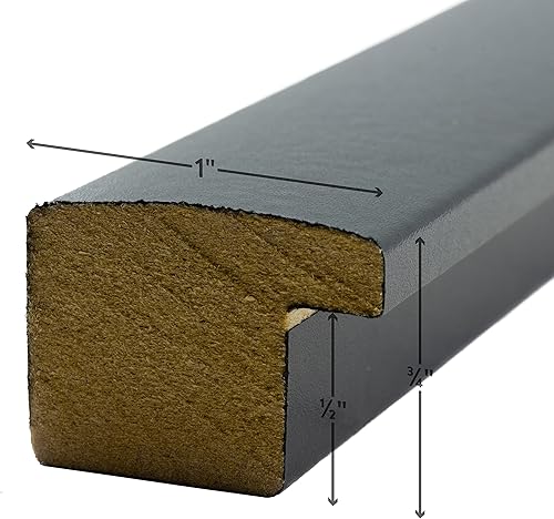 Miniatura 2 de Craig Frames Portarretratos contemporáneo, de 22 x 28 pulgadas, color negro, para mostrar una foto de 18 x 24 pulgadas, juego de 4