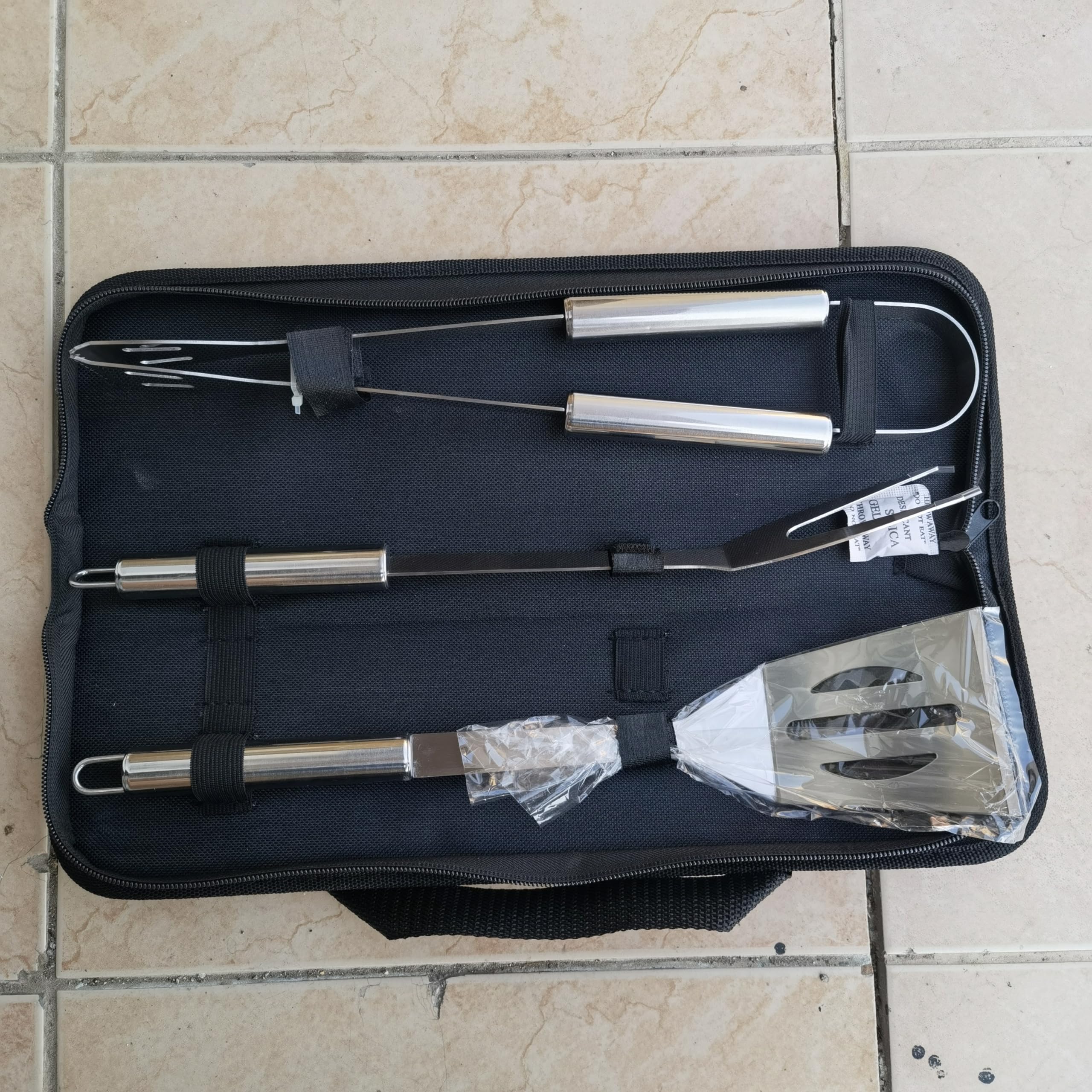 althiqahkey Grilling Barbecue Tool Sets Barbecue Utensils Grill Set Stainless Steel Locking Tongs, Spatula, Fork Barbecue Grilling Accessories Gift for Men