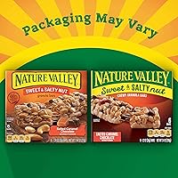 Vista 38 de Nature Valley Barras de granola de nueces dulces y saladas, almendra, 15 barras, 18 onzas