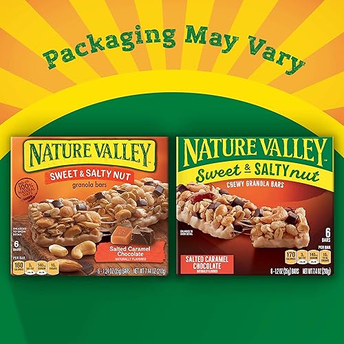 Vista 34 de Nature Valley Barras de nueces dulces y saladas, chocolate oscuro y almendra, 6
