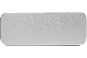 StuffIncase Single Mini Pencil Box: Platinum
