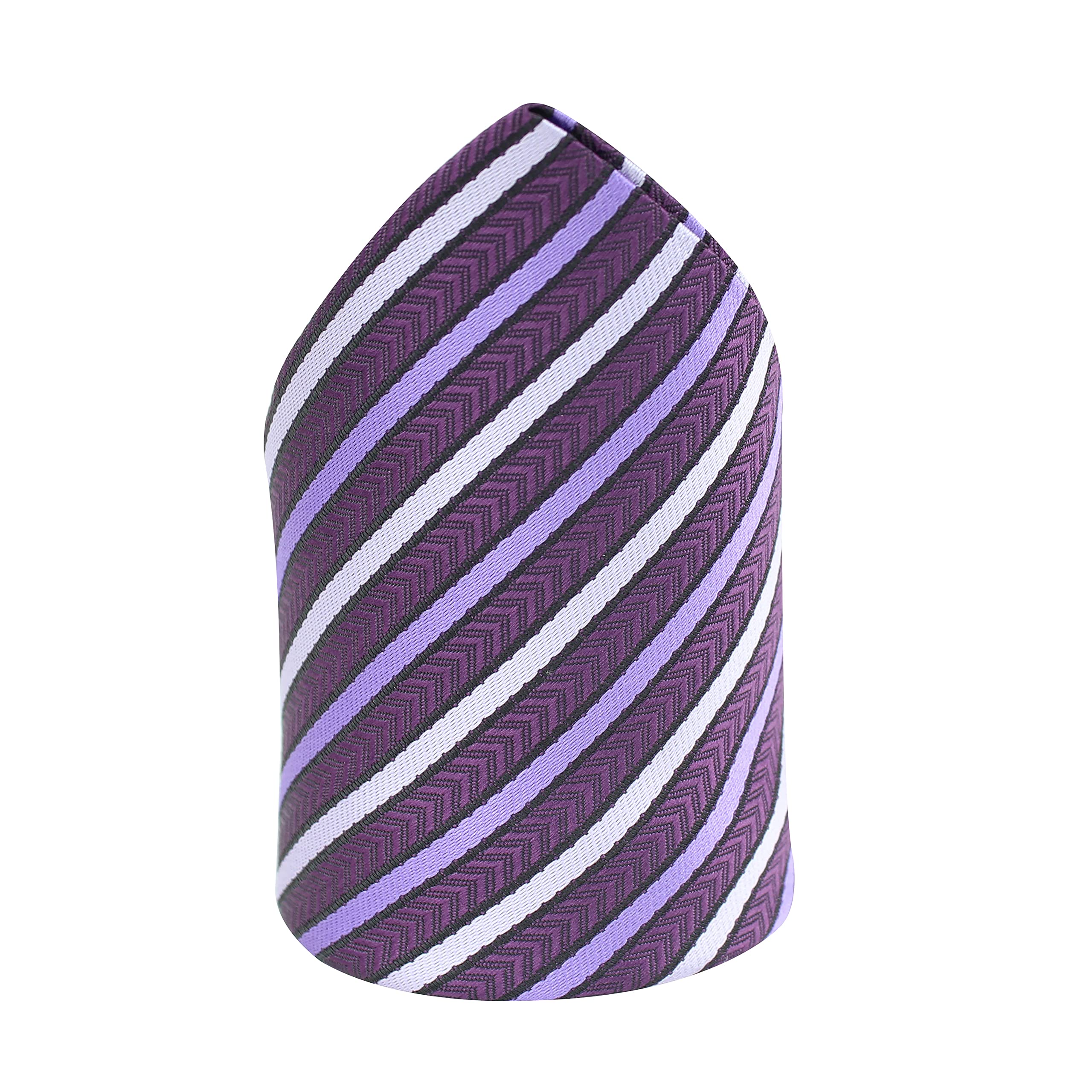 The Arrow Striped Pocket Square For Men-image-4