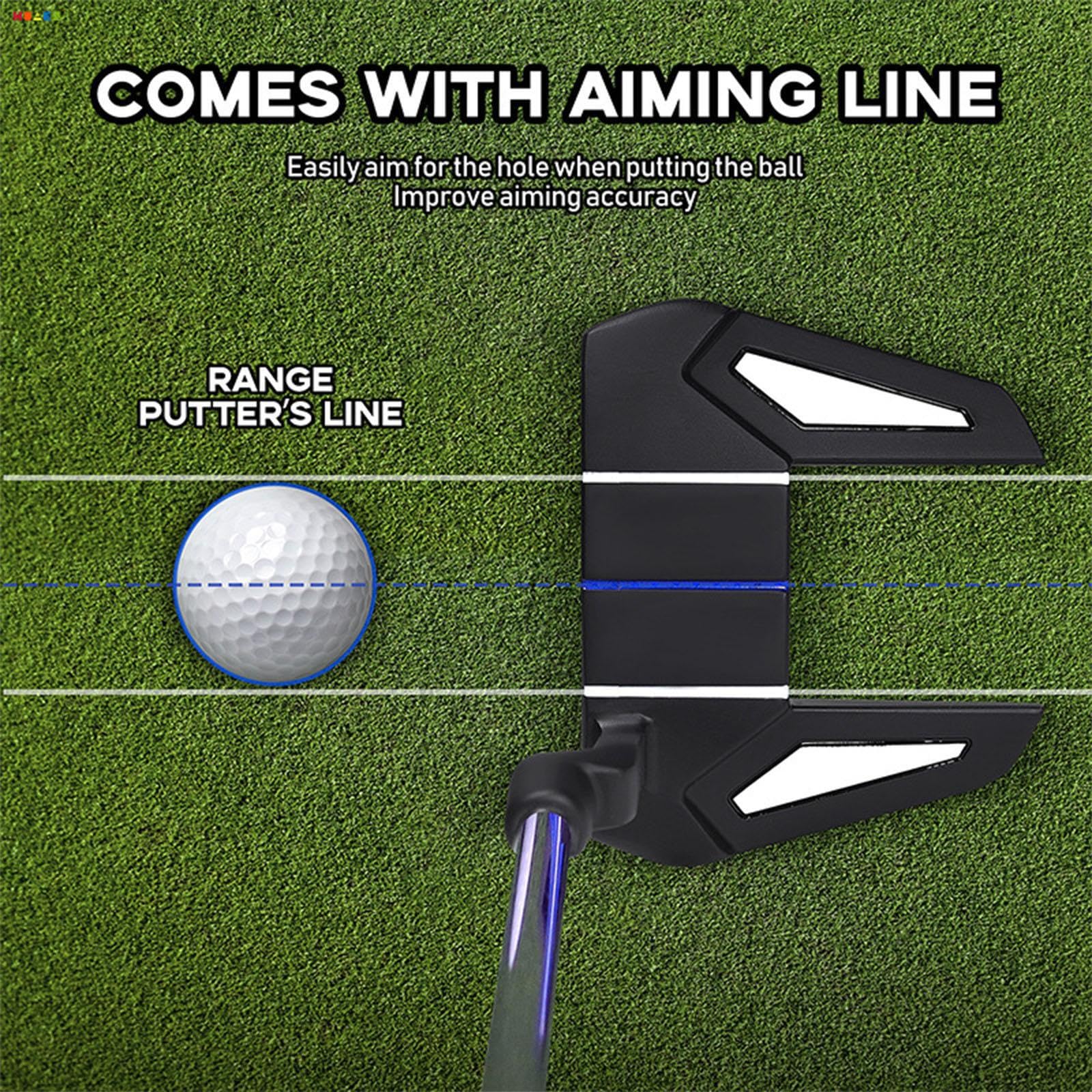 Ayudas para la práctica del Putter de Golf para Hombres y Mujeres con Varilla de Acero Inoxidable para una Mayor Durabilidad y un Rendimiento