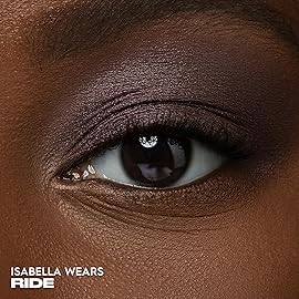 Urban Decay 24/7 Longwear Eyeshadow Single - High-Pigment Eye Shadow Compact, Smooth & Blendable Color, Up to 12HR Wear, Crease-free Makeup - Ride (deep brown shimmer with purple shift)
