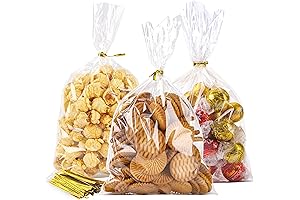 LOKIQNG Cellophane Bags Gift Bags Party Favor Bags