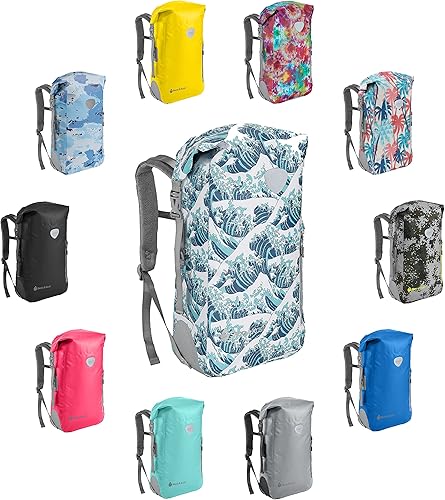 Miniatura 8 de Skog Å Kust BackSåk - Mochila impermeable con bolsillo exterior con cremallera, para kayak, rafting, navegar, natación, camping, senderismo, playa,