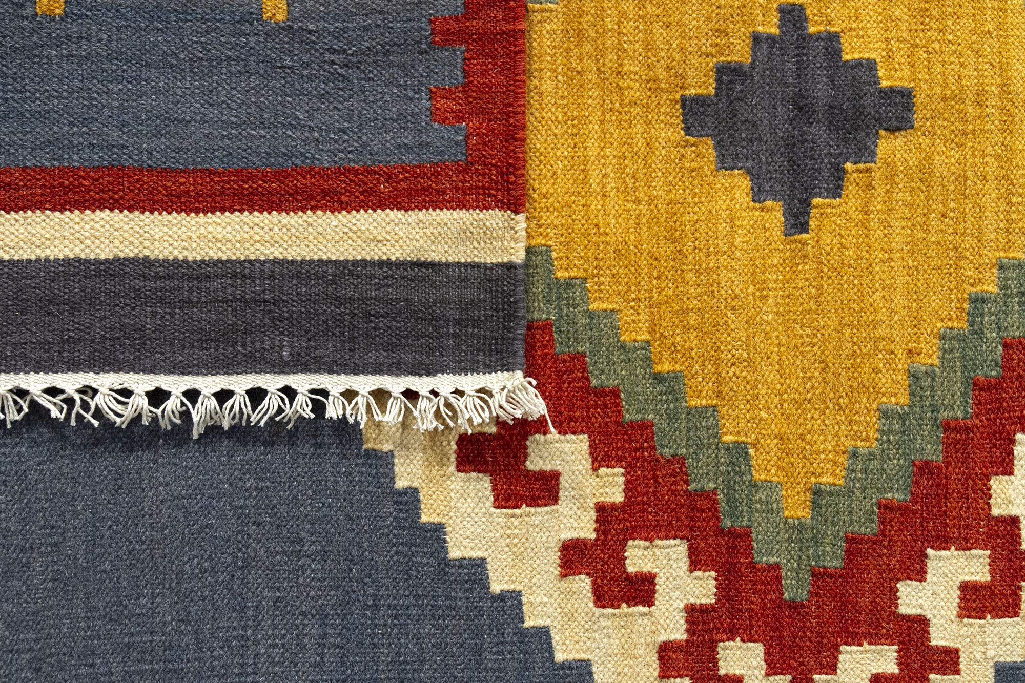 HAMID - Alfombra Kilim Lori con Diseño Moderno - 100% Lana - Alfombra Tejida a Mano - Alfombra de Pasillo, Salón, Dormitorio, Sala de Estar, Entrada (D.1, 170x110 cm)…